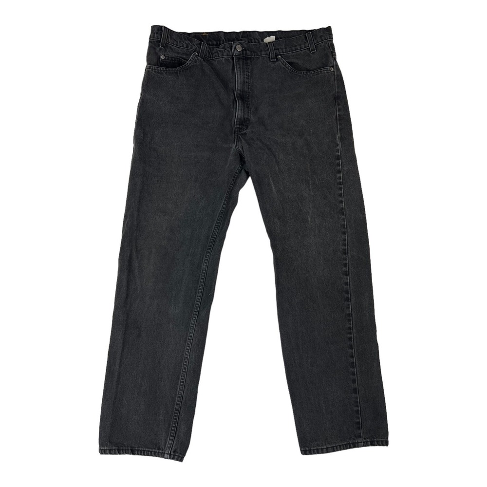VTG Levi's 505 Ct‎ Black 5 Pocket Cotton Made in USA Jeans Mens Size 40X30